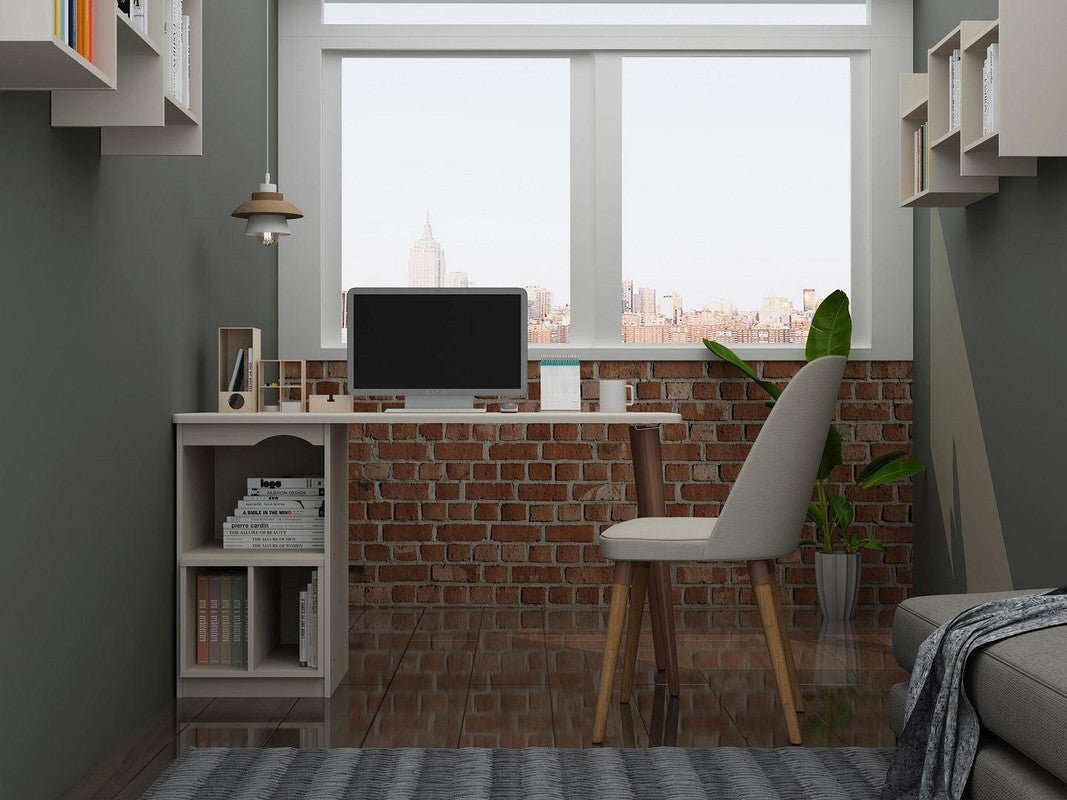 Applesham 54" Desk - Off White