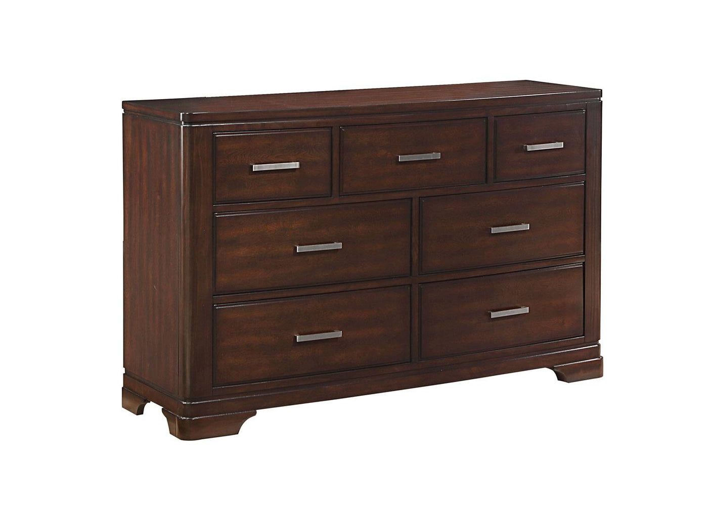 Arista 6-Piece Full Storage Bedroom Package - Brown Cherry