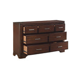 Arista 7-Drawer Dresser - Brown Cherry