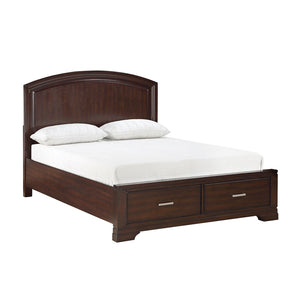 Arista 3-Piece Full Storage Bed - Brown Cherry