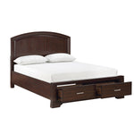 Arista 6-Piece Full Storage Bedroom Package - Brown Cherry