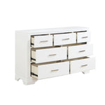 Arista 7-Drawer Dresser - White