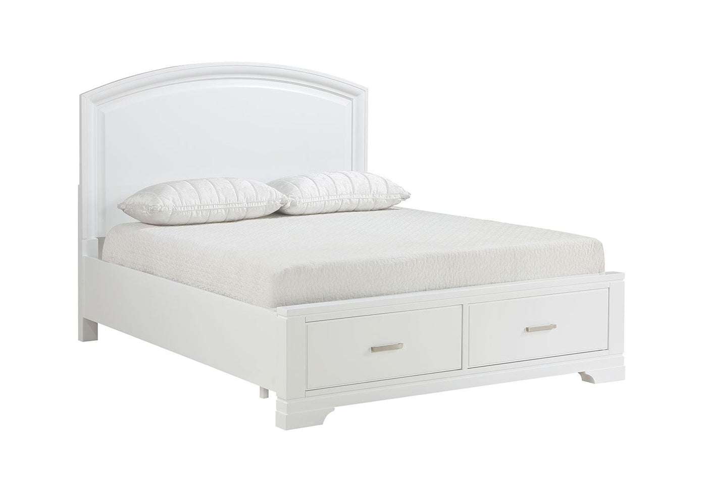 Arista 3-Piece Full Storage Bed - White
