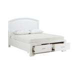 Arista 3-Piece Full Storage Bed - White