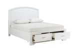 Arista 3-Piece Full Storage Bed - White