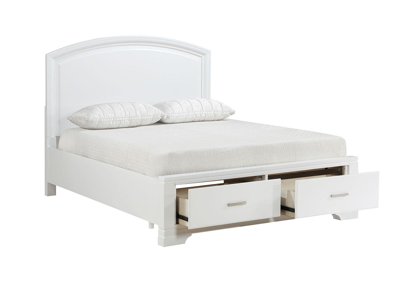 Arista 3-Piece Queen Storage Bed - White