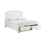 Arista 6-Piece Full Storage Bedroom Package - White