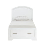 Arista 3-Piece Twin Storage Bed - White