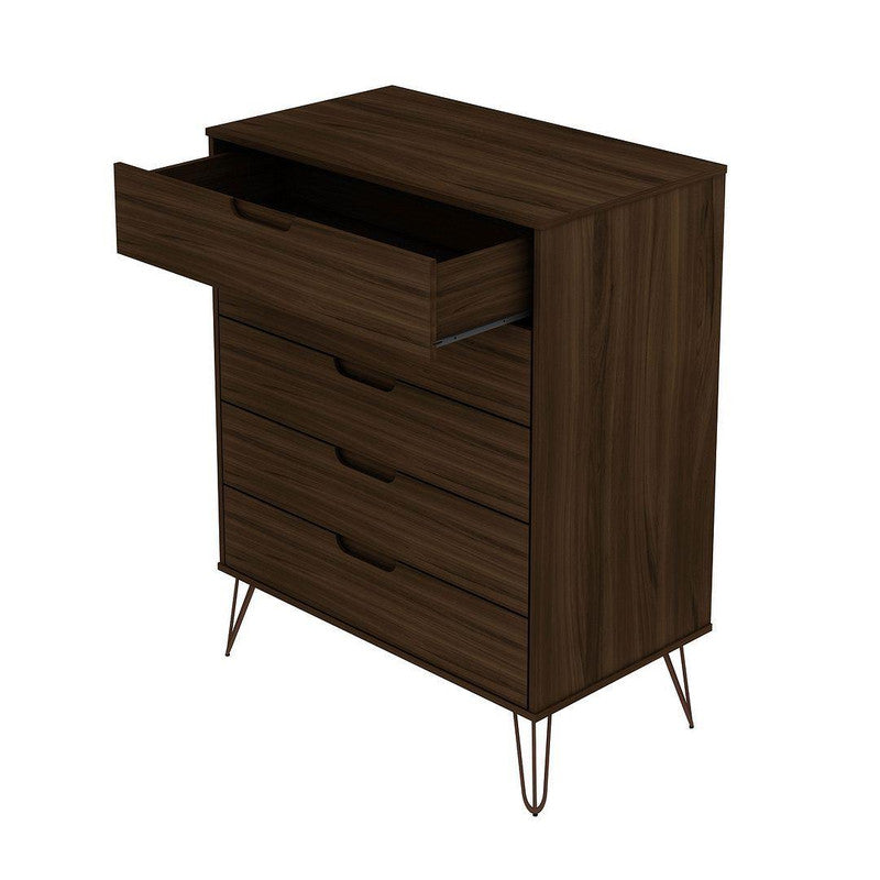 Nuuk 5-Drawer Dresser - Brown