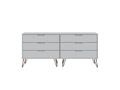 Nuuk 6-Drawer Double Dresser - White