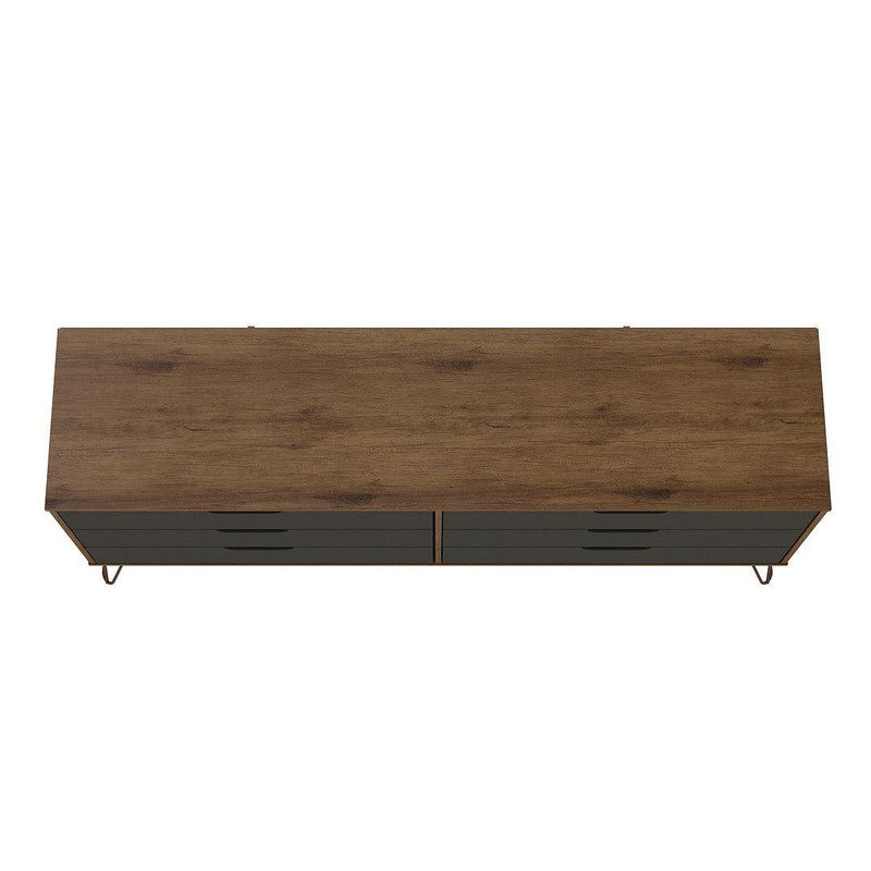 Nuuk 6-Drawer Double Dresser - Nature/Textured Grey