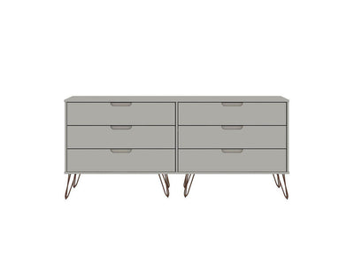 Nuuk 6-Drawer Double Dresser - Off White
