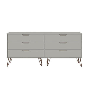 Nuuk 6-Drawer Double Dresser - Off White