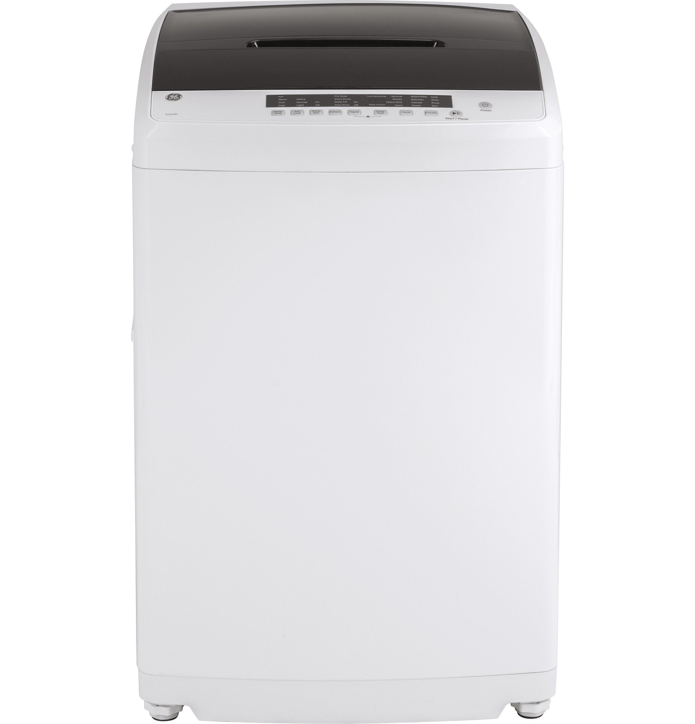 GE White Portable Washer (3.3 IEC Cu. Ft.) & Electric Dryer (3.6 Cu. Ft.) - GNW128PSMWW/PCKS443EBWW