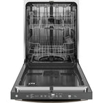 GE 24" Slate Top Control Dishwasher with Stainless Steel Interior and Third Rack - GDT650SMVES