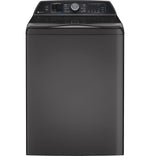 GE Profile Diamond Grey Top Load Washer (6.2 Cu. Ft) & Smart Electric Dryer (7.4 Cu. Ft) - PTW700BPTDG/PTD70EBMTDG