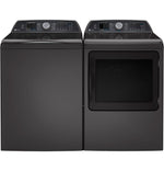 GE Profile Diamond Grey Top Load Washer (6.2 Cu. Ft) & Smart Electric Dryer (7.4 Cu. Ft) - PTW700BPTDG/PTD70EBMTDG