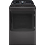 GE Profile Diamond Grey Top Load Washer (6.2 Cu. Ft) & Smart Electric Dryer (7.4 Cu. Ft) - PTW700BPTDG/PTD70EBMTDG