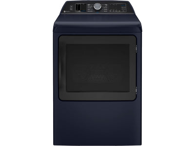 GE Profile Sapphire Blue Smart Electric Dryer with Fabric Refresh (7.3 Cu. Ft)- PTD90EBMTRS