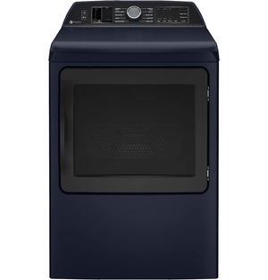 GE Profile Sapphire Blue Smart Electric Dryer with Fabric Refresh (7.3 Cu. Ft)- PTD90EBMTRS