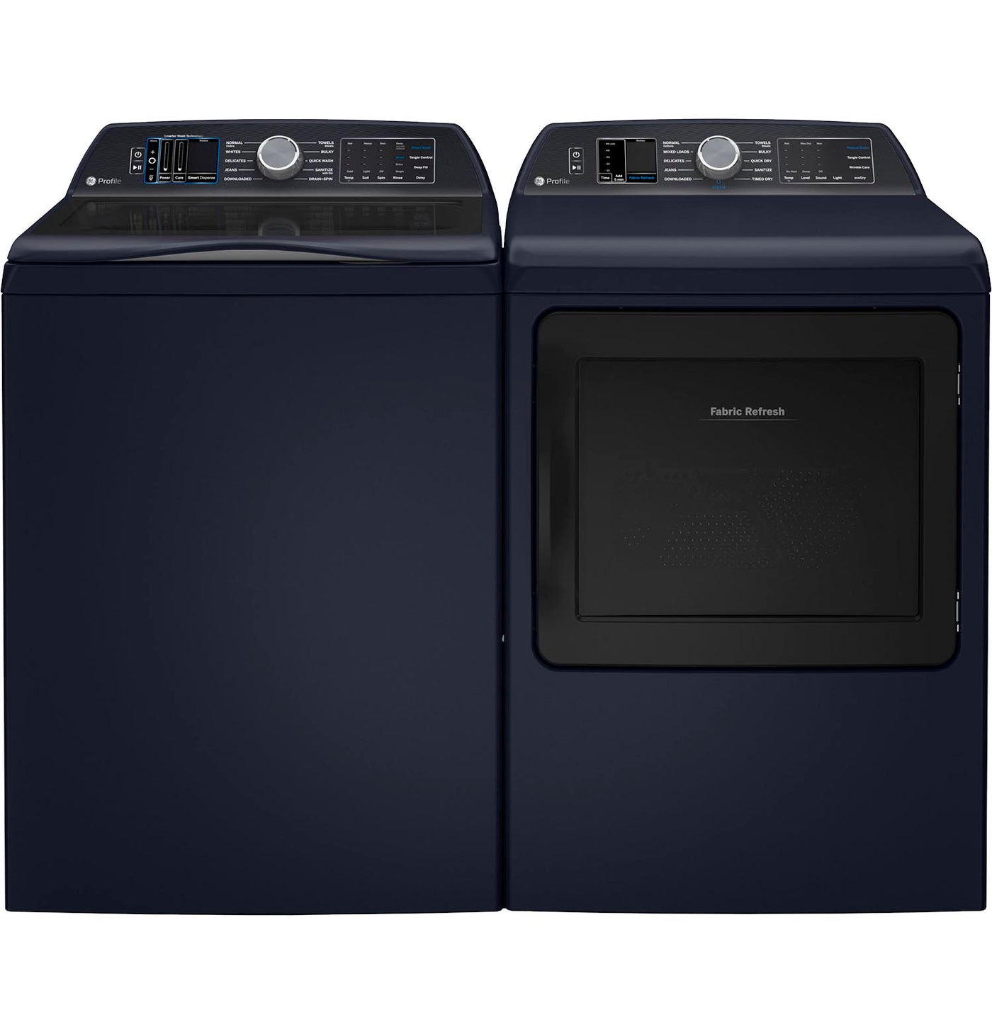 GE Profile Sapphire Blue Smart Electric Dryer with Fabric Refresh (7.3 Cu. Ft)- PTD90EBMTRS