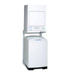 GE White Portable Washer (3.3 IEC Cu. Ft.) & Electric Dryer (3.6 Cu. Ft.) - GNW128PSMWW/PCKS443EBWW
