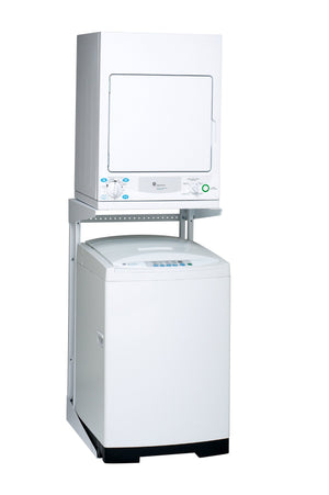 GE White Portable Washer (3.3 IEC Cu. Ft.) & Electric Dryer (3.6 Cu. Ft.) - GNW128PSMWW/PCKS443EBWW