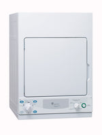GE White Portable Washer (3.3 IEC Cu. Ft.) & Electric Dryer (3.6 Cu. Ft.) - GNW128PSMWW/PCKS443EBWW