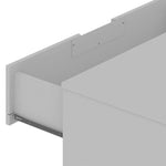Nuuk 10-Drawer Double Dresser - White