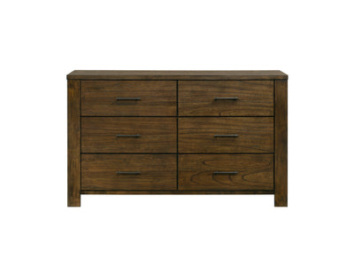 Manor 6-Drawer Dresser - Dark Oak