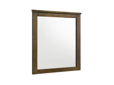 Manor Mirror - Dark Oak