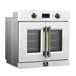 Forno Asti White 30" Electric Wall Oven with True Convection and Air Fry (3.68 Cu. Ft.) - FBOEL1333-30WHT