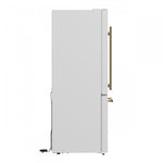 Forno Milano 62" White 2-piece Freestanding Dual Bottom Freezer Refrigerator (34.4 Cu. Ft.) - FFFFD1787-60WHT