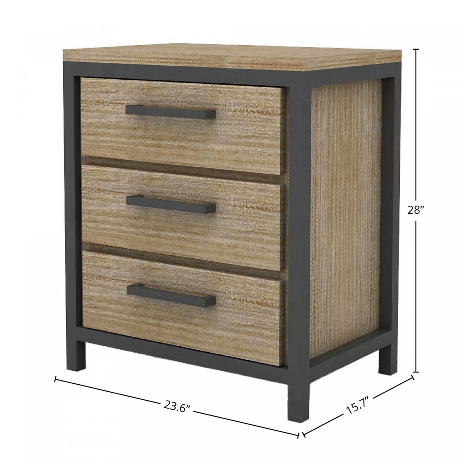 Liora Nightstand - Greige