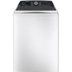 GE Profile White Top Load Washer (6.2 cu.ft.) & Electric Dryer with Sanitize Cycle (7.4 Cu. Ft) - PTW705BSTWS/PTD70EBMTWS