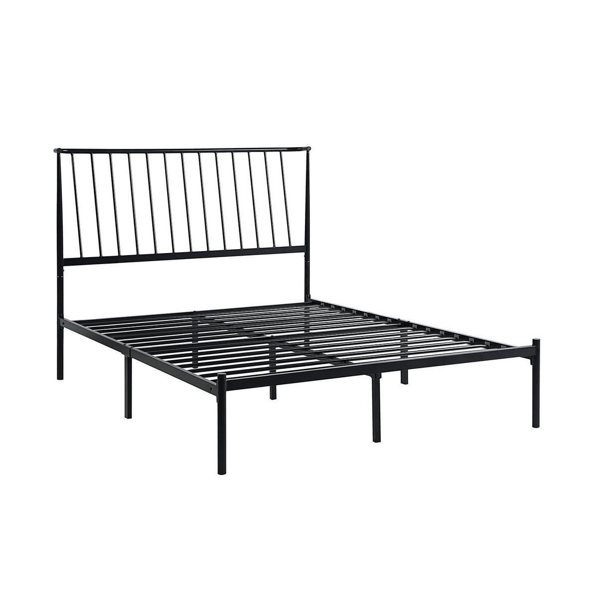Augusta Queen Platform Bed - Black