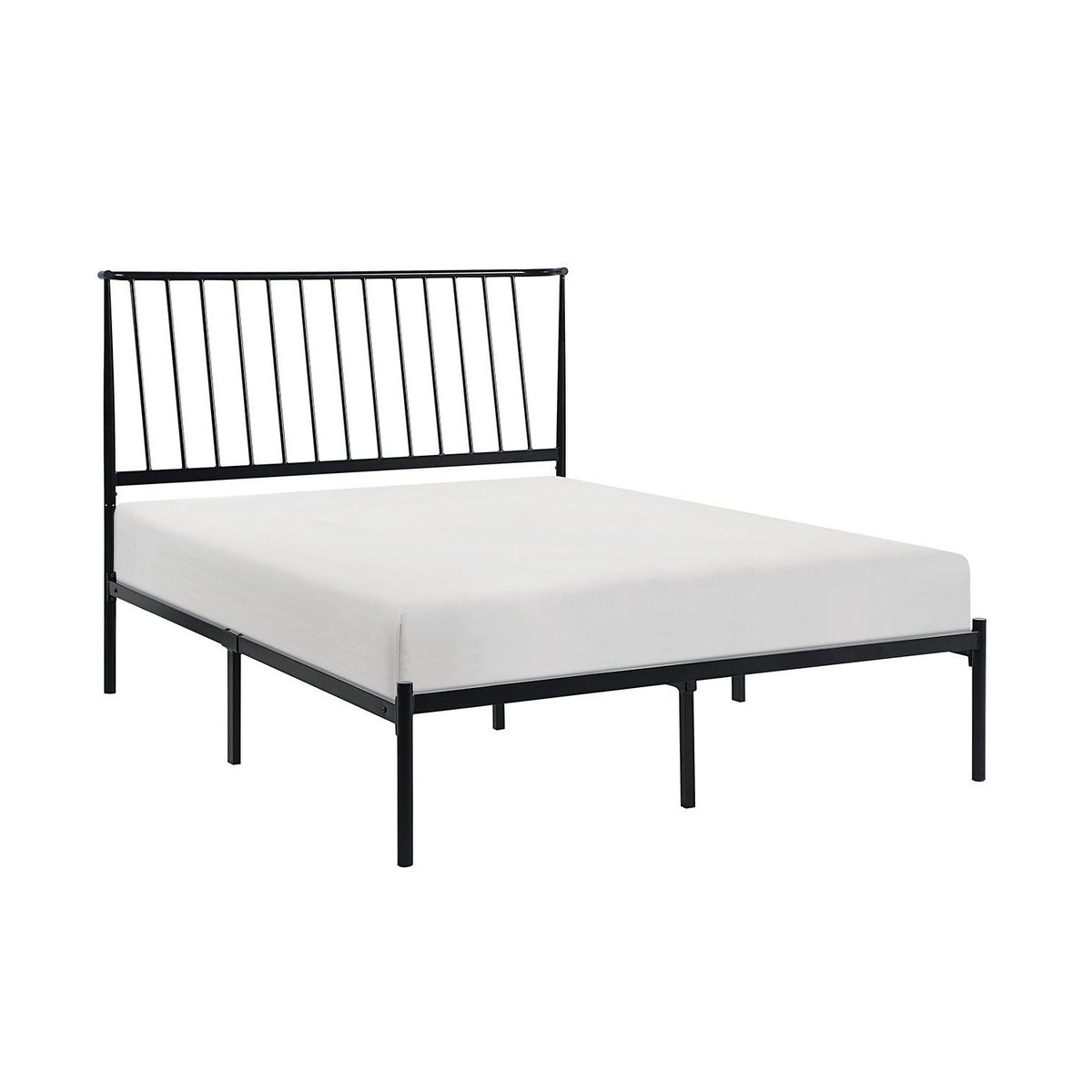 Augusta Queen Platform Bed - Black