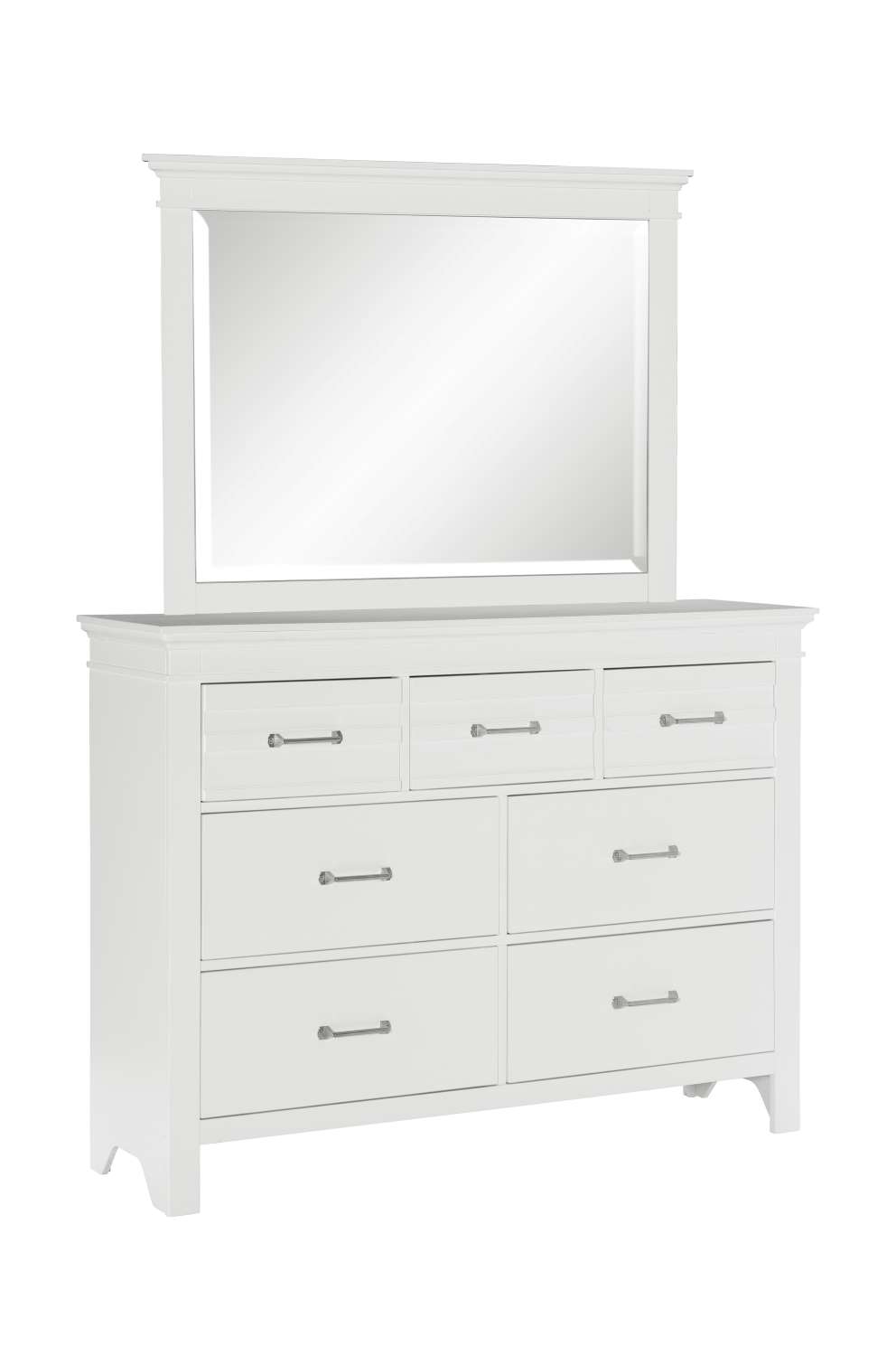 Simone Farm Mirror White Leon's