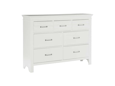 Simone Farm 7 Drawer Dresser - White