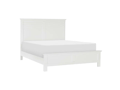 Simone Farm 3-Piece King Bed - White