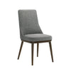 Mikael Dining Chair - Grey, Weathered Oak