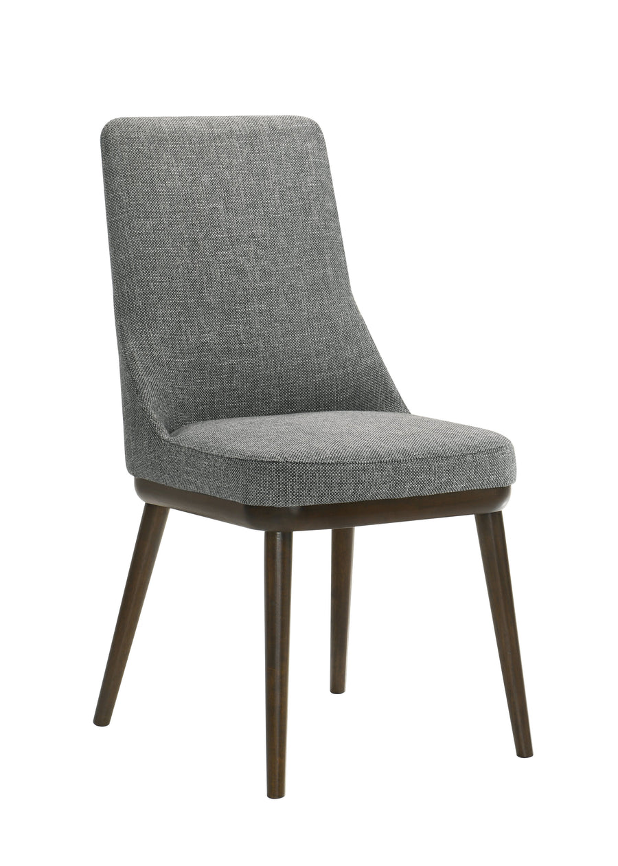 Mikael Dining Chair - Grey, Weathered Oak