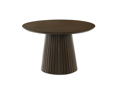 Mikael Round Dining Table - Weathered Oak