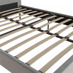 Daphne Upholstered Queen Bed - Light Gray Velvet