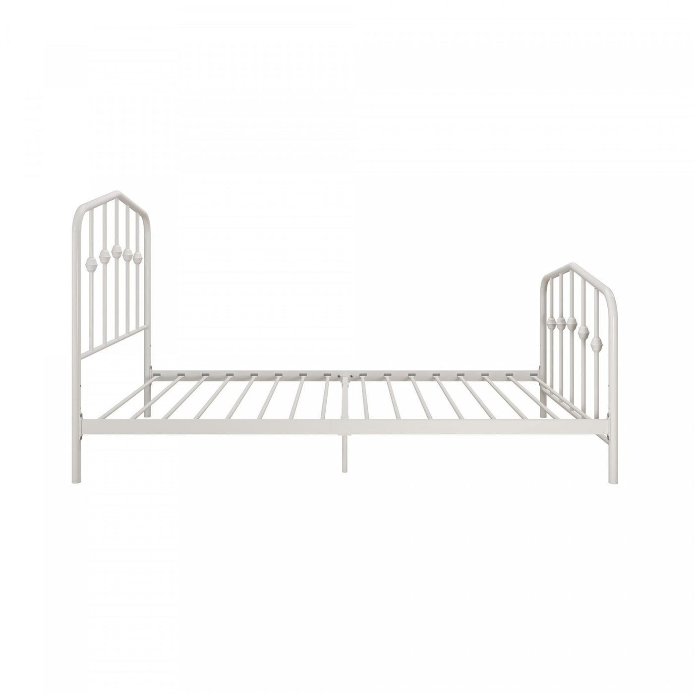 Novogratz Bushwick Metal Platform Twin Bed - Off White