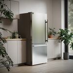 Forno Milano 31" 17.2 Cu.Ft. Stainless Steel Bottom Freezer Refrigerator with Left Swing Door - FFFFD1786-31S