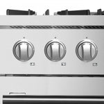 Forno Marco 30" Stainless Steel Dual Fuel Range with True Convection (4.32 Cu. Ft.) - FFSGS6197-30