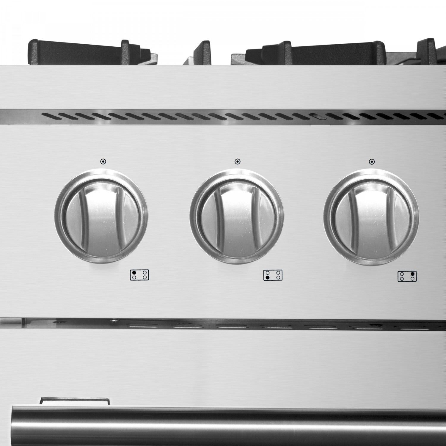 Forno Marco 30" Stainless Steel Dual Fuel Range with True Convection (4.32 Cu. Ft.) - FFSGS6197-30