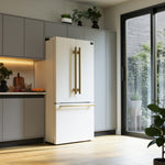 Forno Gallipoli White French Door Refrigerator with Ice Maker (17.5 Cu. Ft.) - FFFFD1974-31WHT