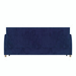 Daphne Upholstered Twin Daybed with Twin Trundle - Blue Velvet